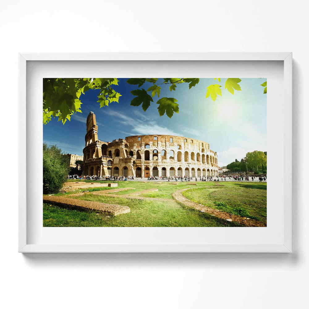 Tablou living cu rama excepţional Colosseumul roman