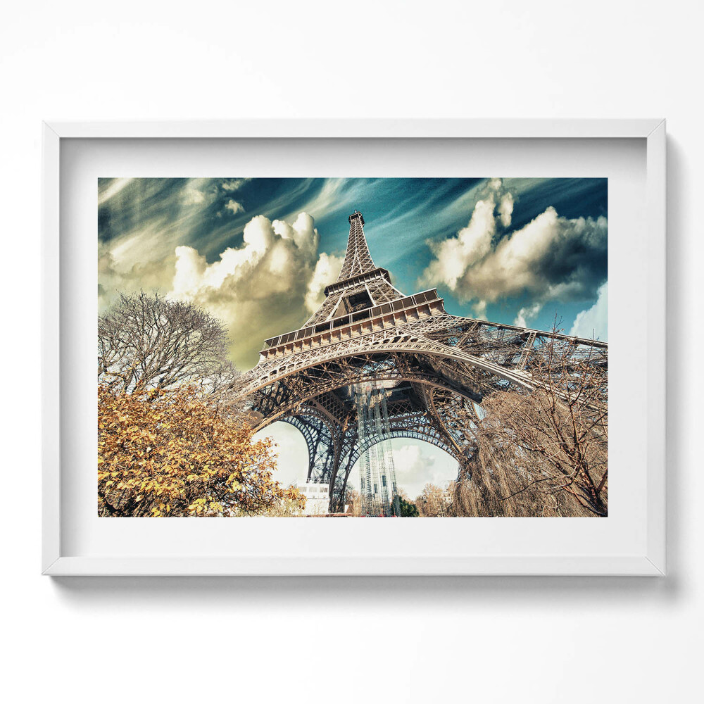 Tablou rama excepţional Vedere minunată asupra Turnului Eiffel