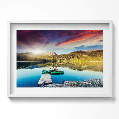 Tablou rama excepţional Peisaj fluvial