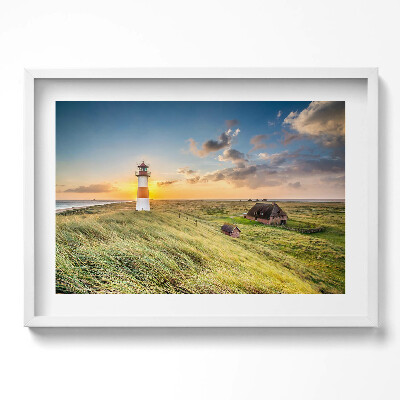 Tablou rama excepţional Farul din List-on-Sylt