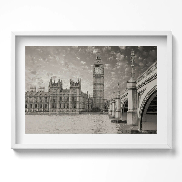 Tablou living cu rama excepţional Londra Anglia Big Ben