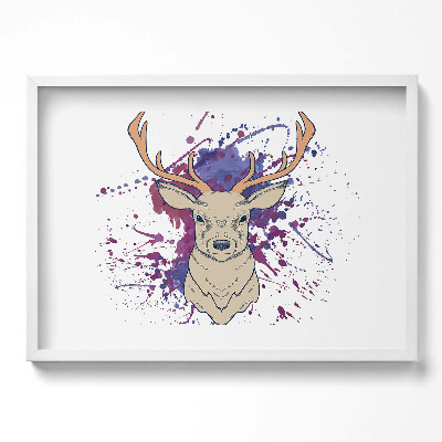 Tablou rama excepţional Ilustrație vectorială de cerb