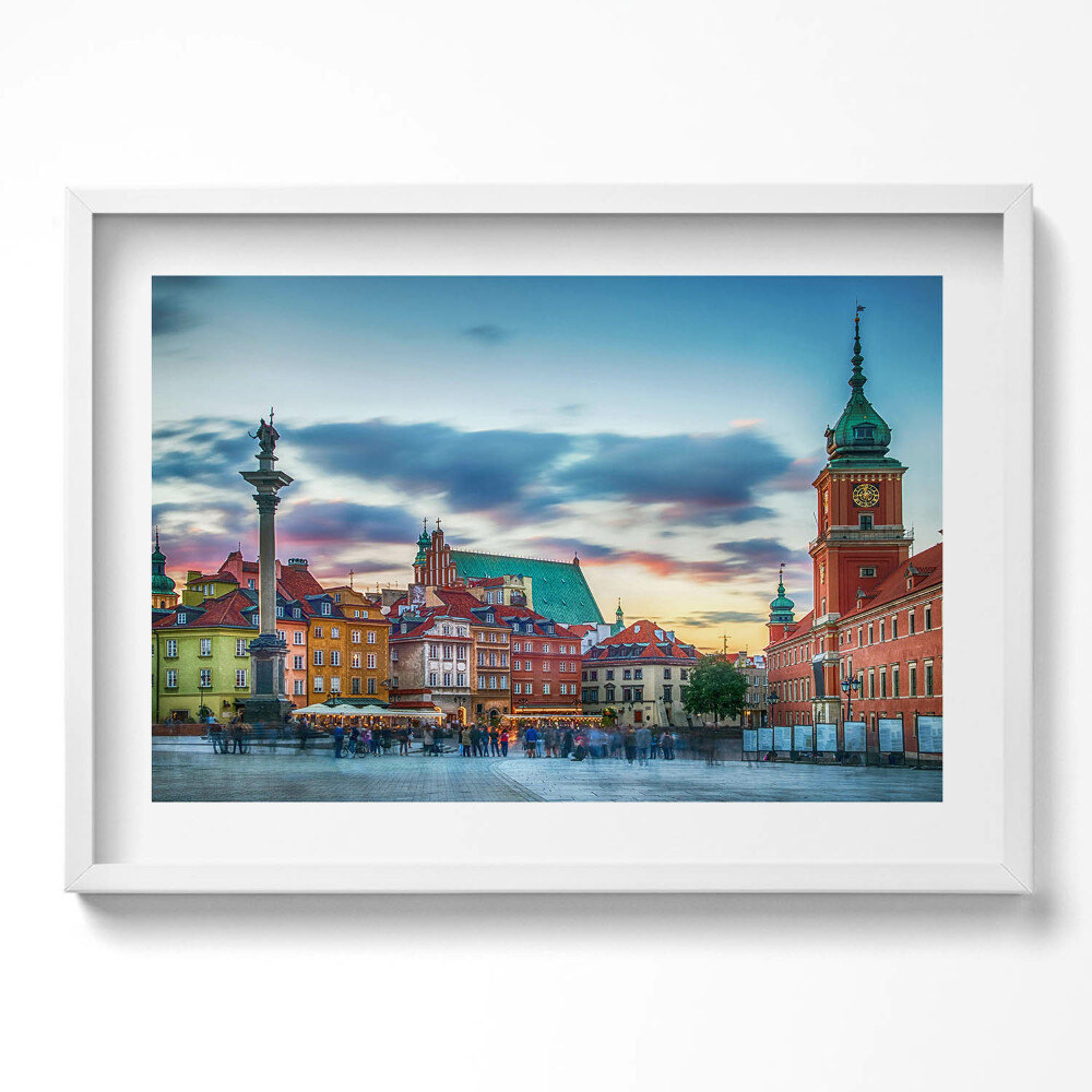 Tablou rama excepţional Orașul Vechi al Castelului din Varșovia