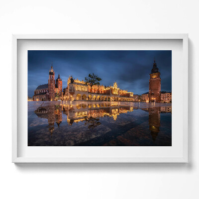 Tablou rama excepţional Piața Cracovia - Hala de pânză