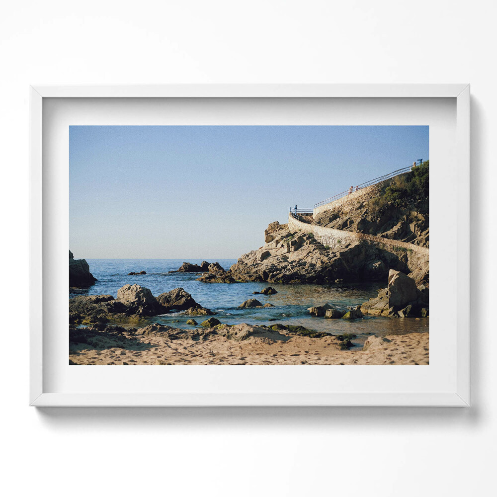 Tablou rama excepţional Plajă pe Costa Brava