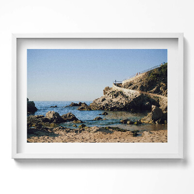 Tablou rama excepţional Plajă pe Costa Brava