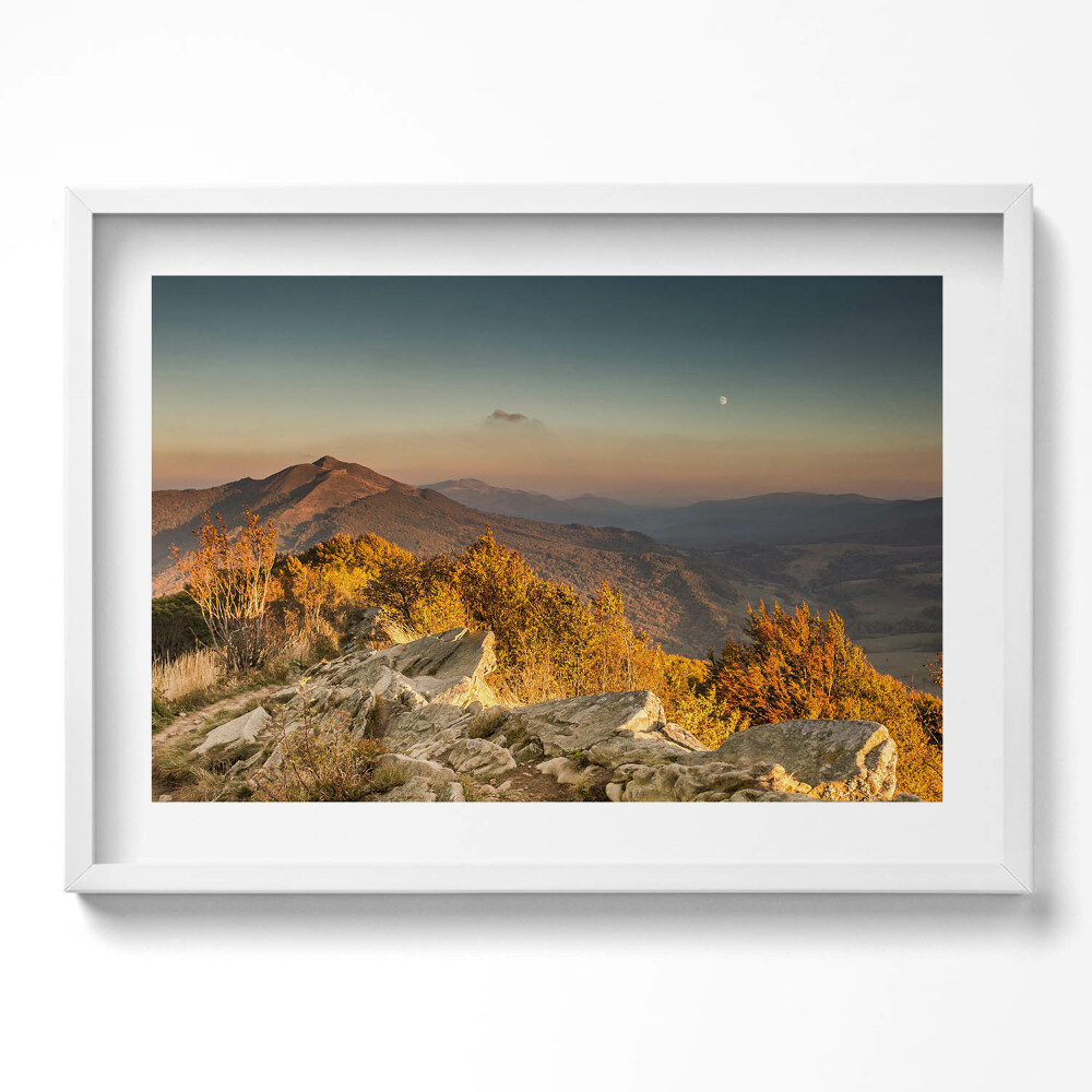 Tablou living cu rama excepţional Munții Bieszczady