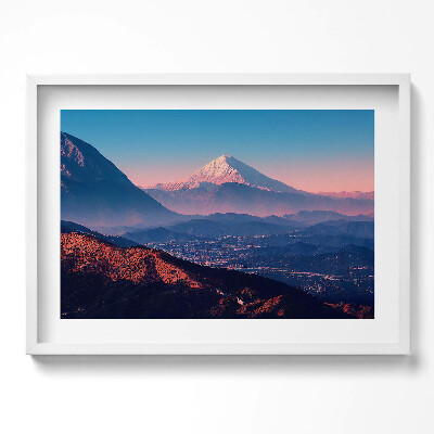 Tablou living cu rama excepţional Munții din San Antonio, SUA