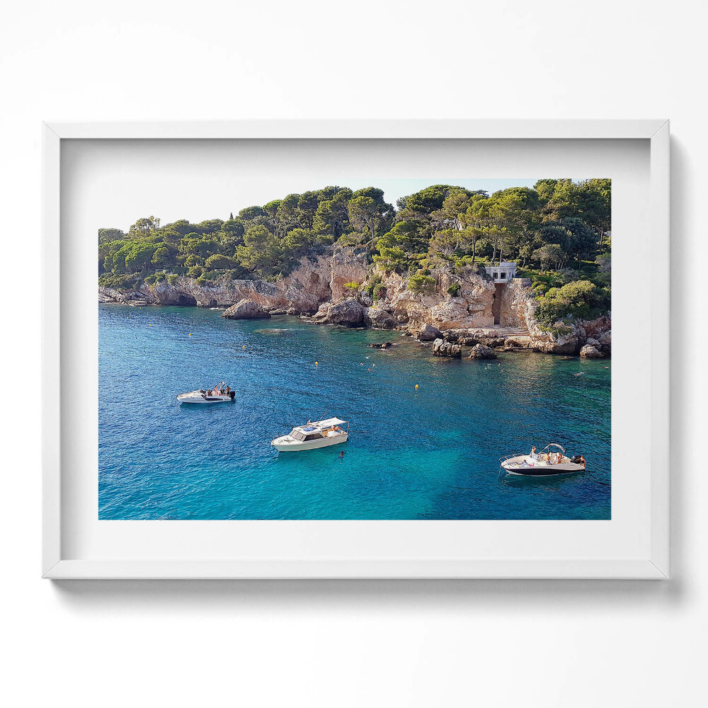 Tablou rama excepţional Peisaj la Cap d'Antibes