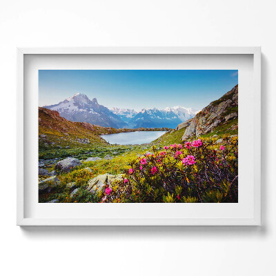 Tablou rama excepţional Ghețarul Mont Blanc Chamonix