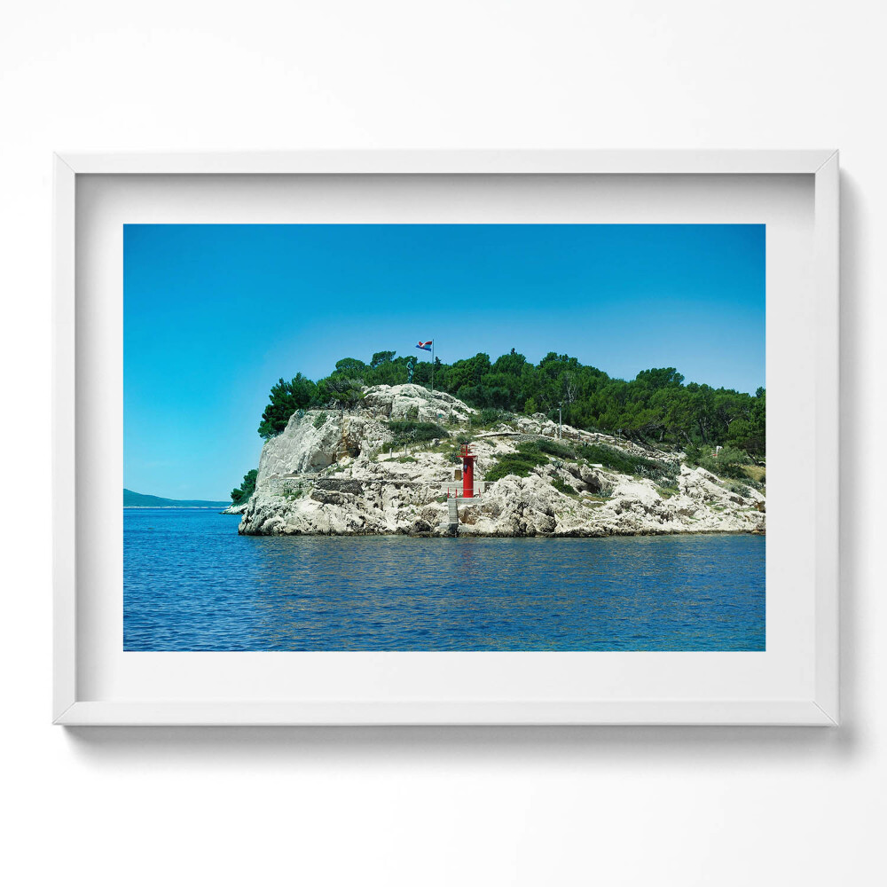 Tablou living cu rama excepţional Traseu pitoresc Split Croația