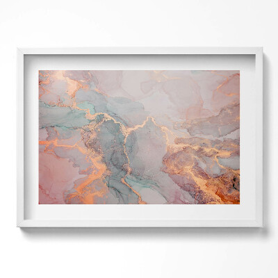 Tablou rama excepţional Marmură cu aur