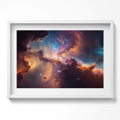 Tablou rama excepţional Stelele lumii spațiu