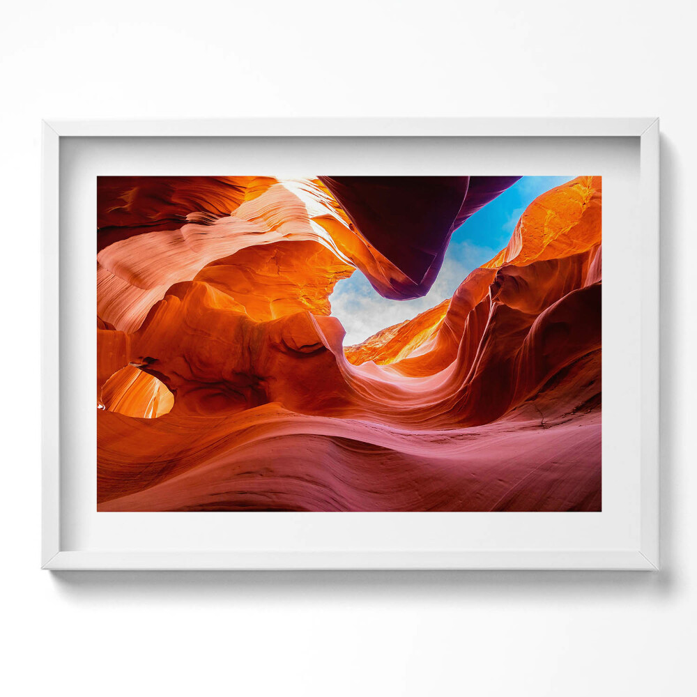 Tablou rama excepţional Peisaj stâncos al canionului