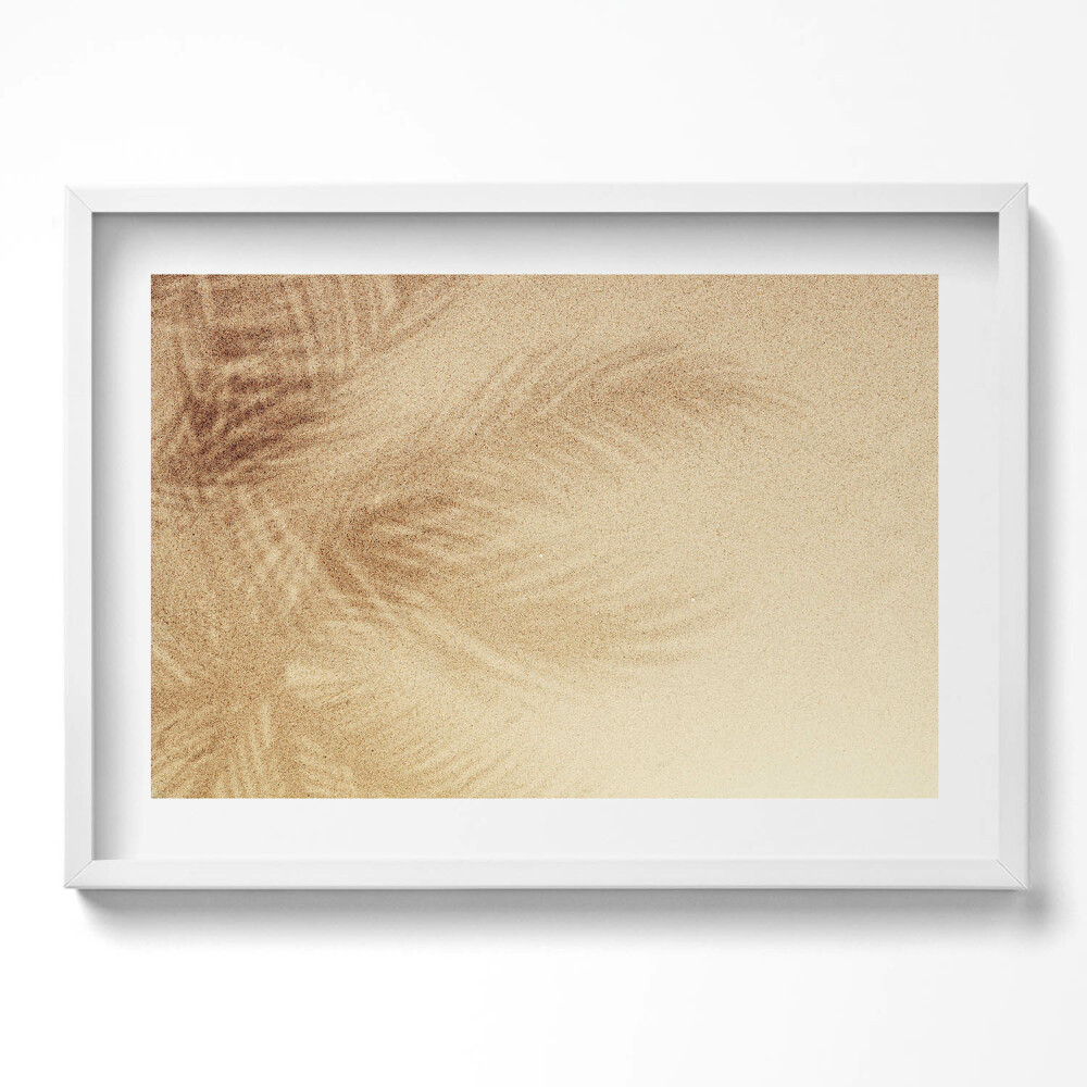 Tablou rama excepţional Vacanță pe plajă cu nisip