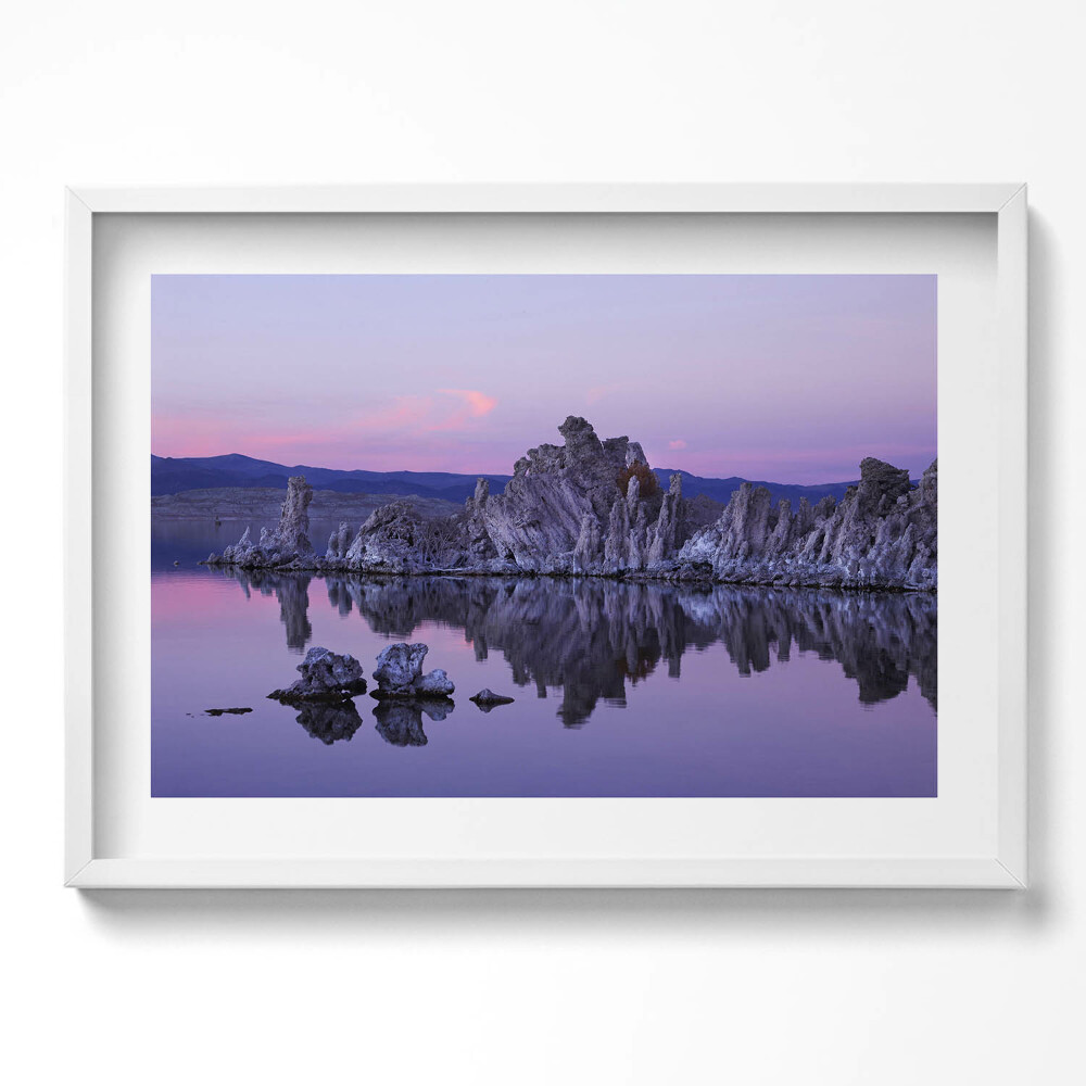 Tablou rama excepţional Reflexia rocilor în apă