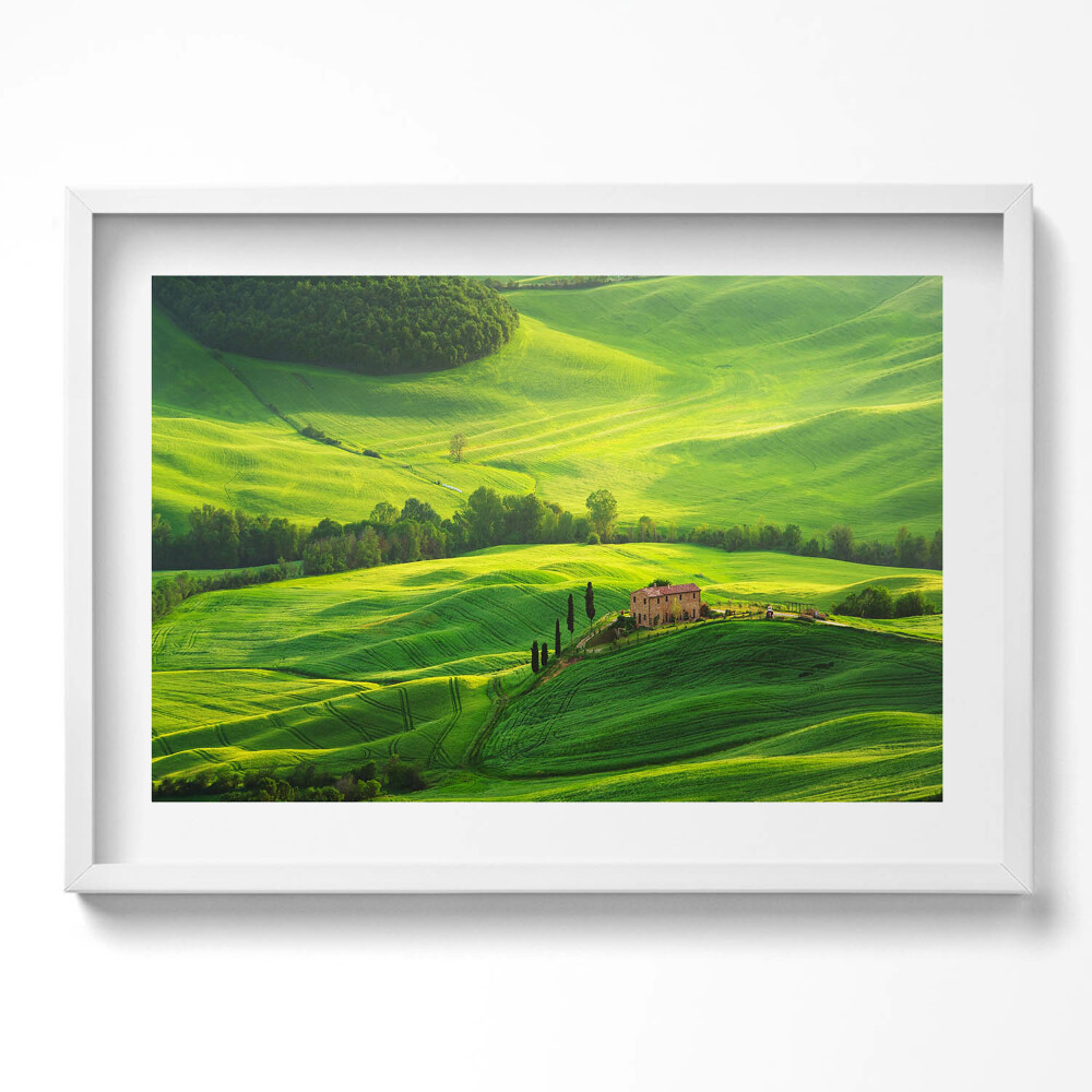 Tablou living cu rama excepţional Peisaj natural frumos Italia