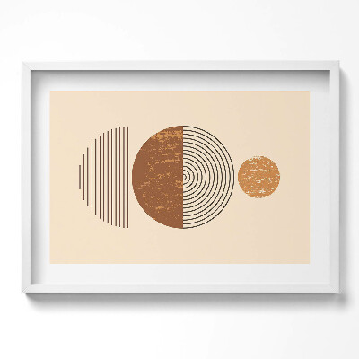 Tablou living cu rama excepţional Artă boho geometrică