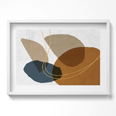 Tablou living cu rama excepţional Compoziție boho abstractă