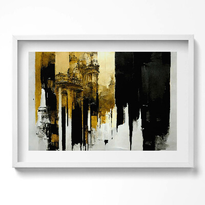 Tablou rama excepţional Artă abstractă cu aur