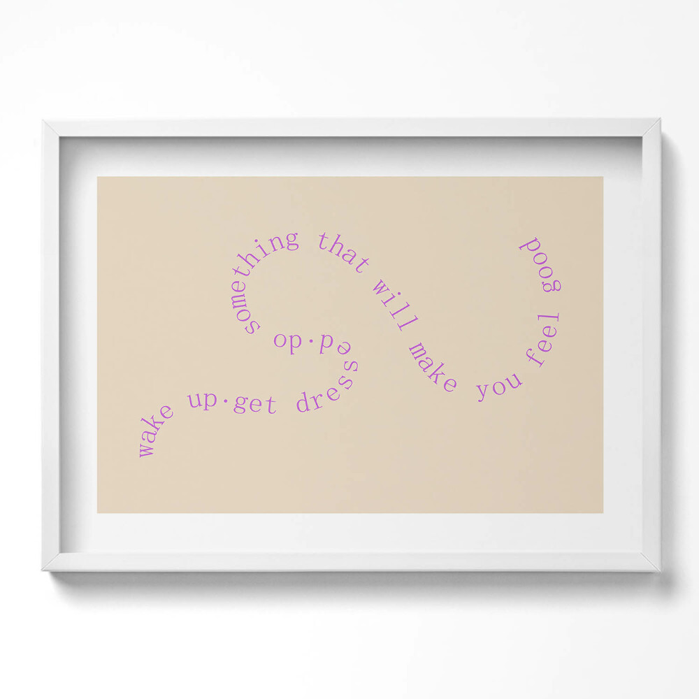 Tablou living cu rama excepţional Citat motivațional și inspirațional