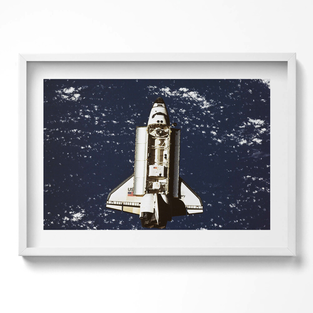 Tablou living cu rama excepţional navă spațială NASA