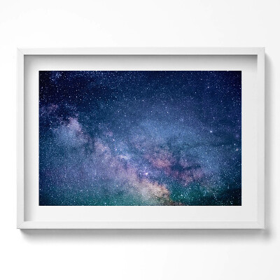 Tablou living cu rama excepţional Spațiu înstelat