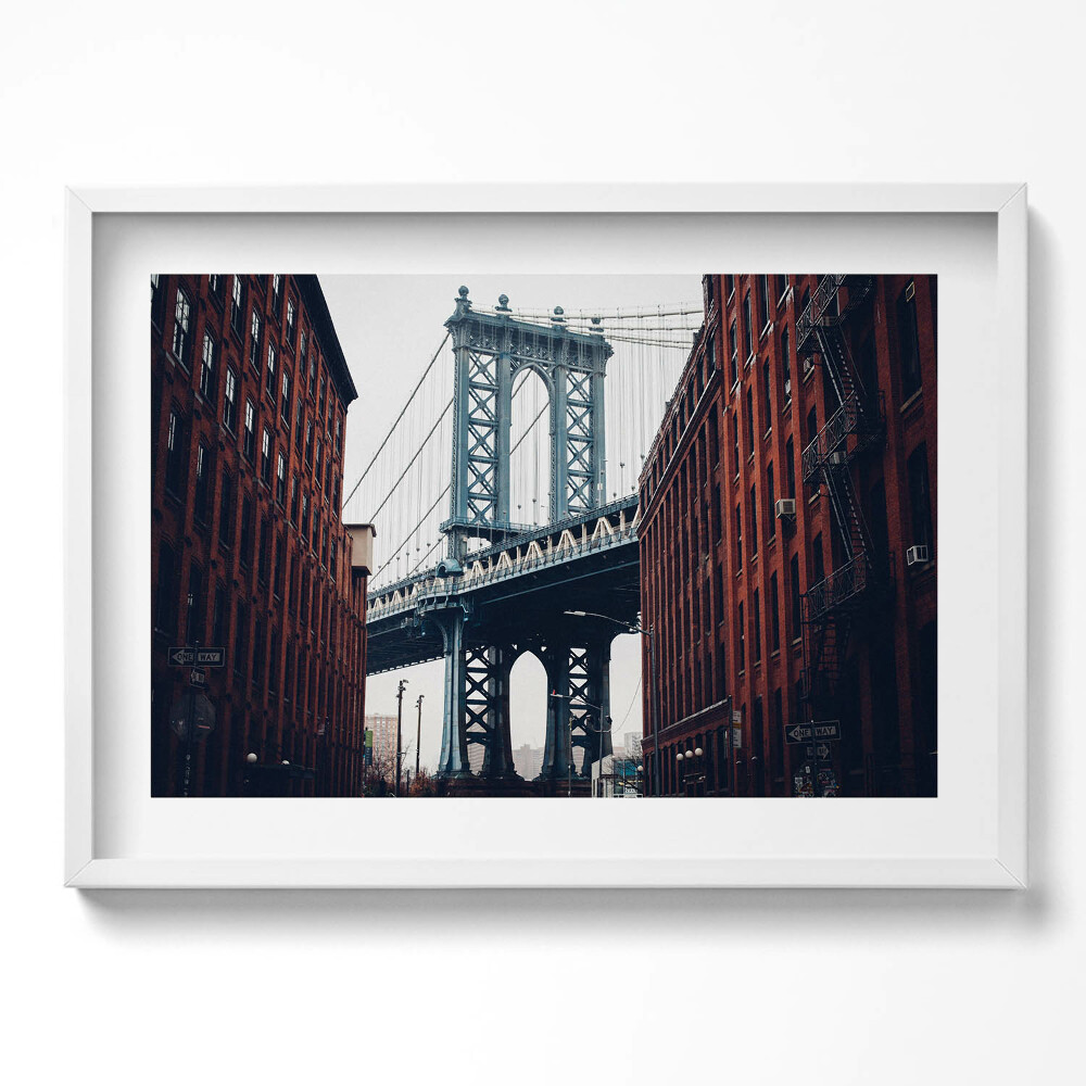 Tablou living cu rama excepţional Arhitectura orașului podului