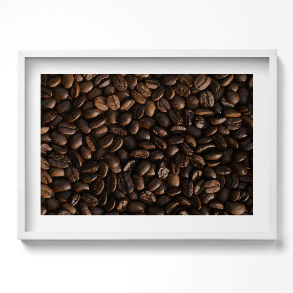 Tablou rama excepţional boabe de cafea Arabica