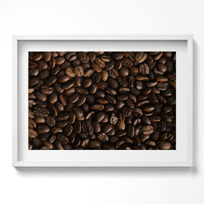 Tablou rama excepţional boabe de cafea Arabica