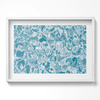 Tablou living cu rama excepţional O pânză de apă albastră și transparentă