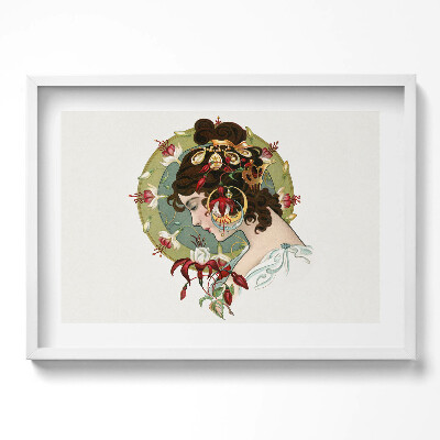 Tablou rama excepţional Portretul unei femei frumoase