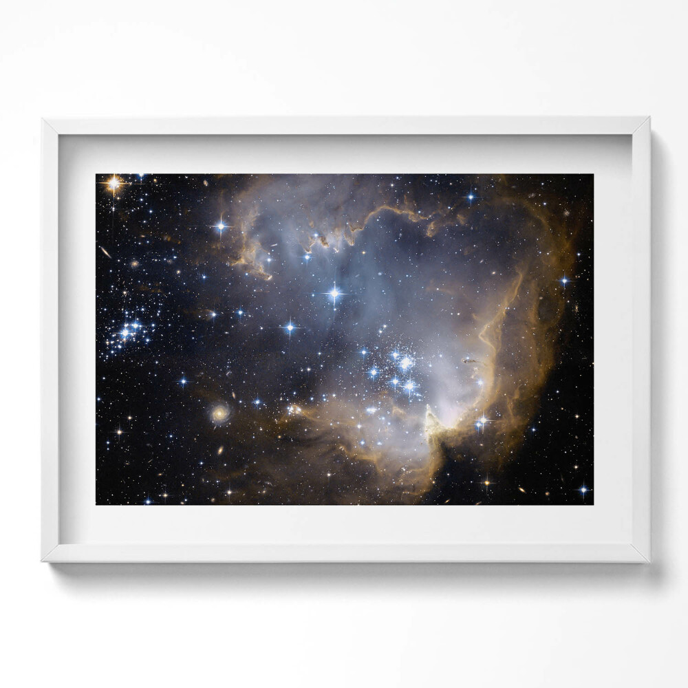 Tablou living cu rama excepţional Spațiu foto NASA și stele