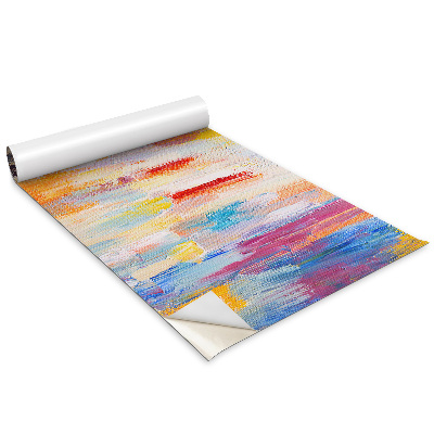 Autocolante mobila Un cuplu îndrăgostit sub o umbrelă