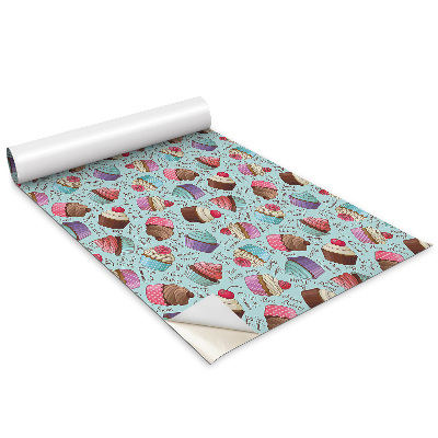 Autocolante mobila Brioșe colorate