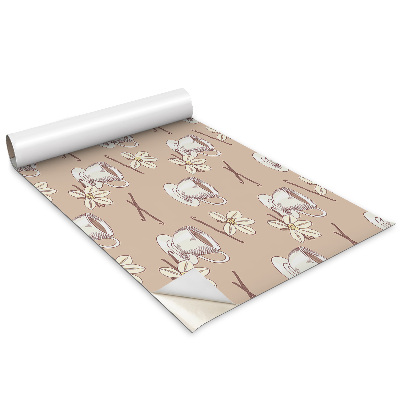 Autocolante mobila copii O ceașcă de cafea cu o păstaie de vanilie