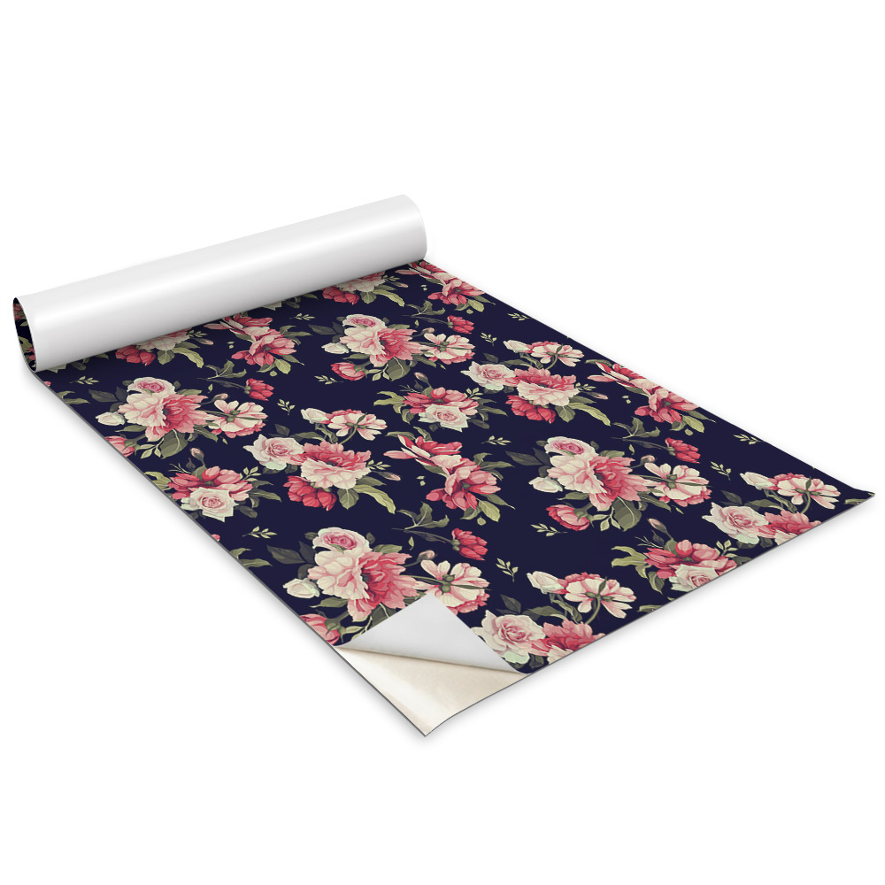 Autocolante mobila copii Flori roz