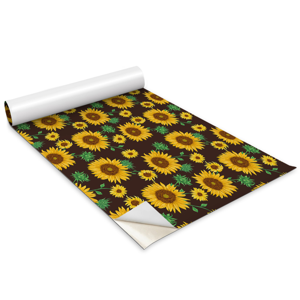 Autocolante mobila copii Floarea-soarelui galbenă