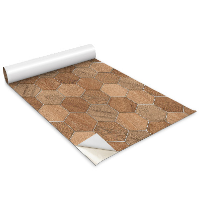 Autocolante mobila copii Geometrie din lemn