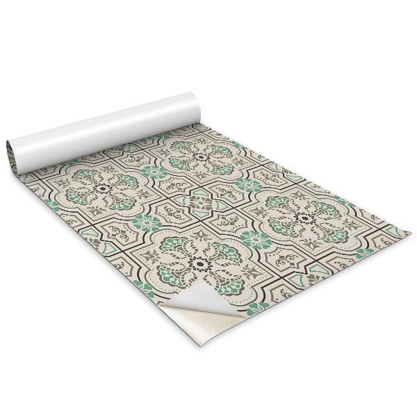 Autocolante mobila Ornament verde
