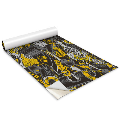 Autocolante mobila copii Model de graffiti cu spray pentru tineri