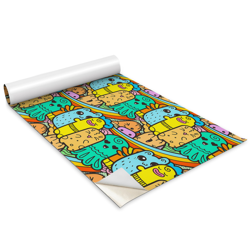 Autocolante mobila Monștri veseli și colorați