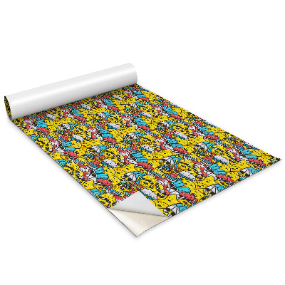 Autocolante mobila copii Creaturi galbene