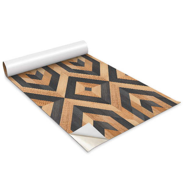 Autocolante mobila Model geometric pe lemn