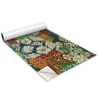 Autocolante mobila Model floral hawaian