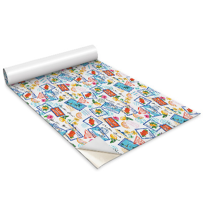 Autocolante mobila copii Carte poștală din vacanță