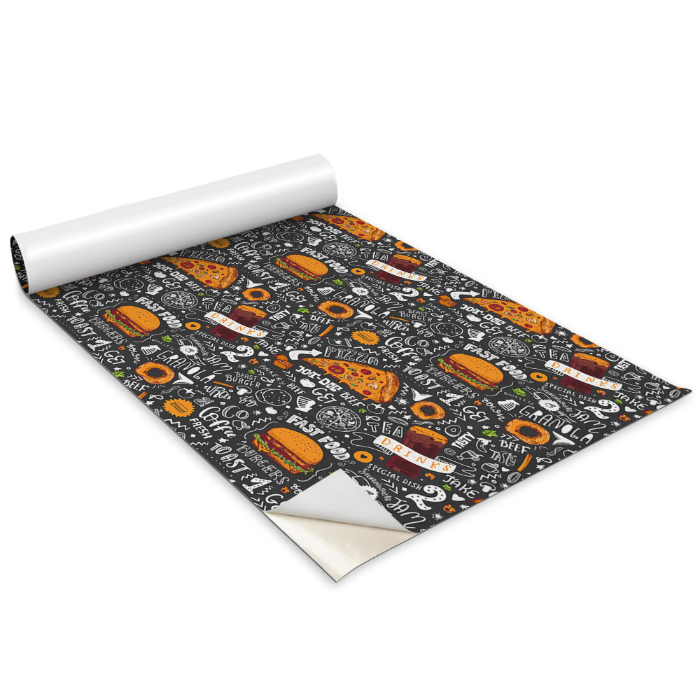 Autocolante mobila copii Desen animat cu mâncare rapidă