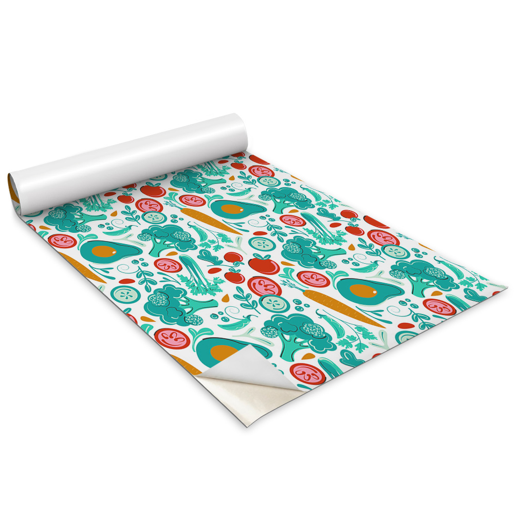 Autocolante mobila copii Legume și fructe de desene animate