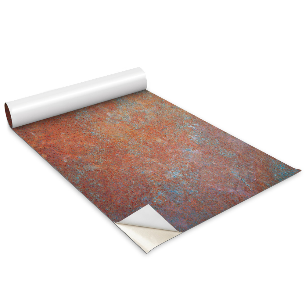 Autocolante mobila copii Motiv vechi din tablă metalică