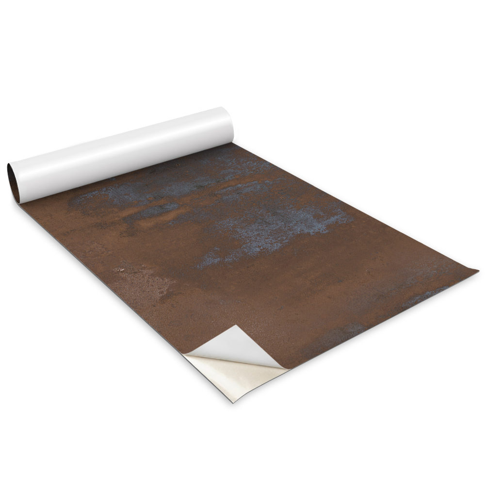 Autocolante mobila copii Motiv vechi din tablă metalică